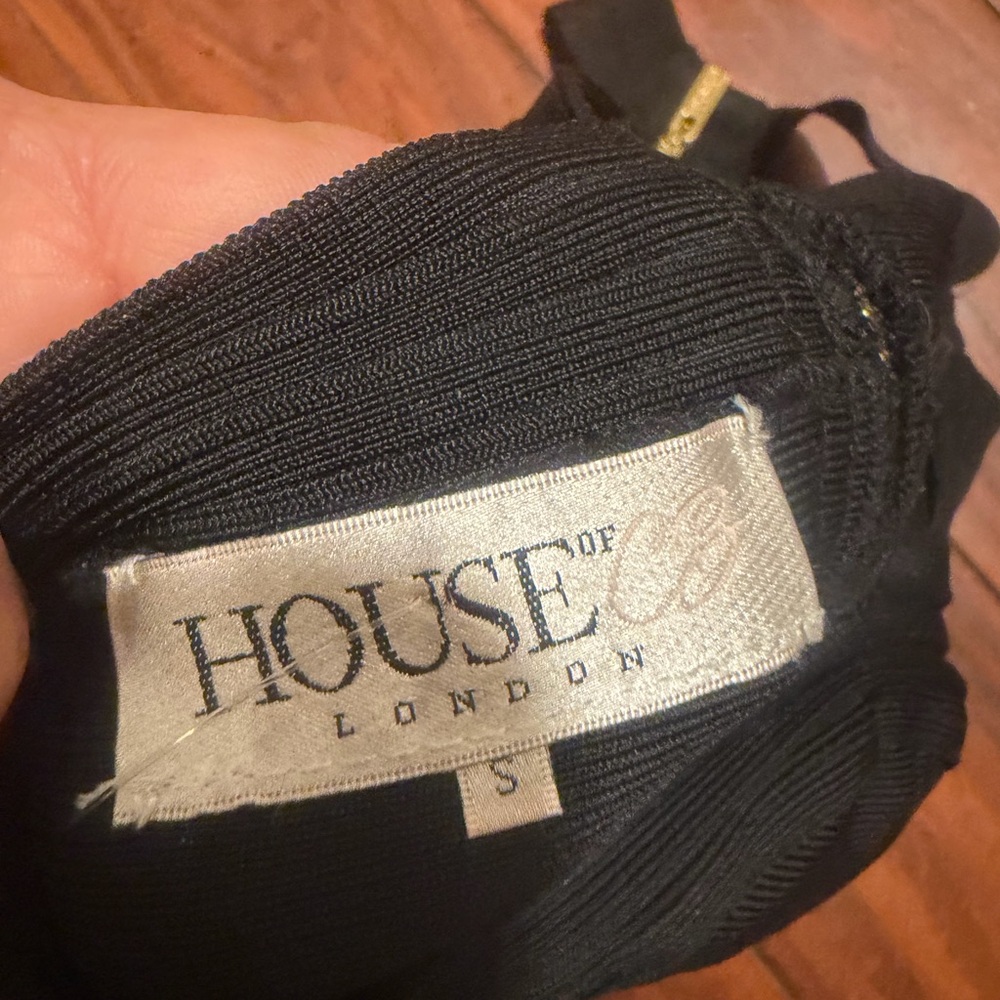 House of CB Black Strappy Cutout Halter Mini Dress - Picture 8 of 8